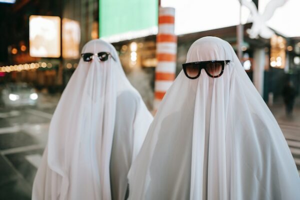 ghosts with sunglasses